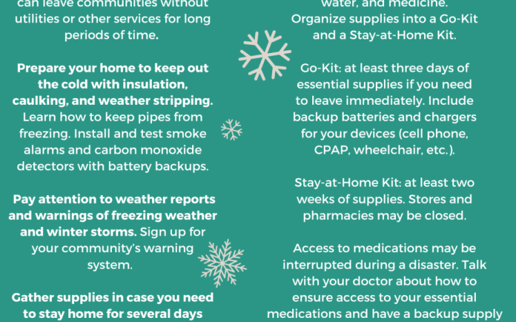 Winter weather tips 